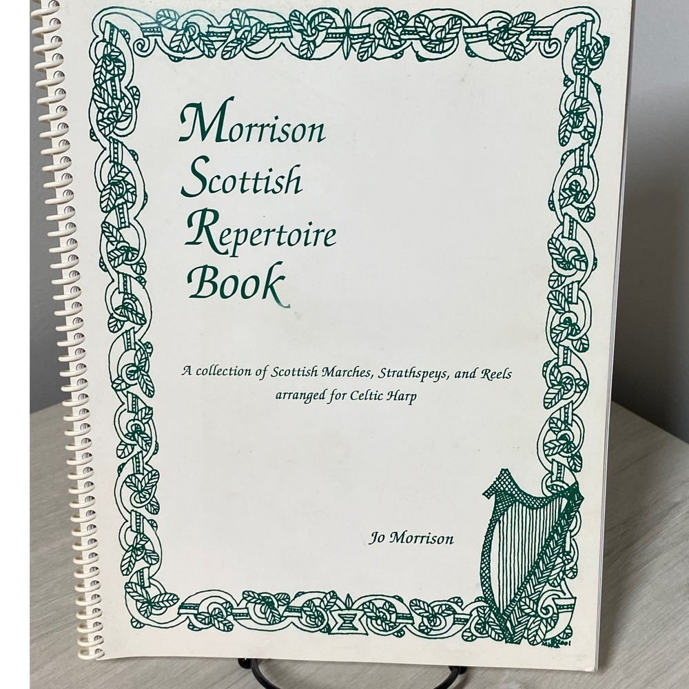 Morrison Scottish Repertoire Book Jo Morrison Celtic Harp Sheet Music Songbook